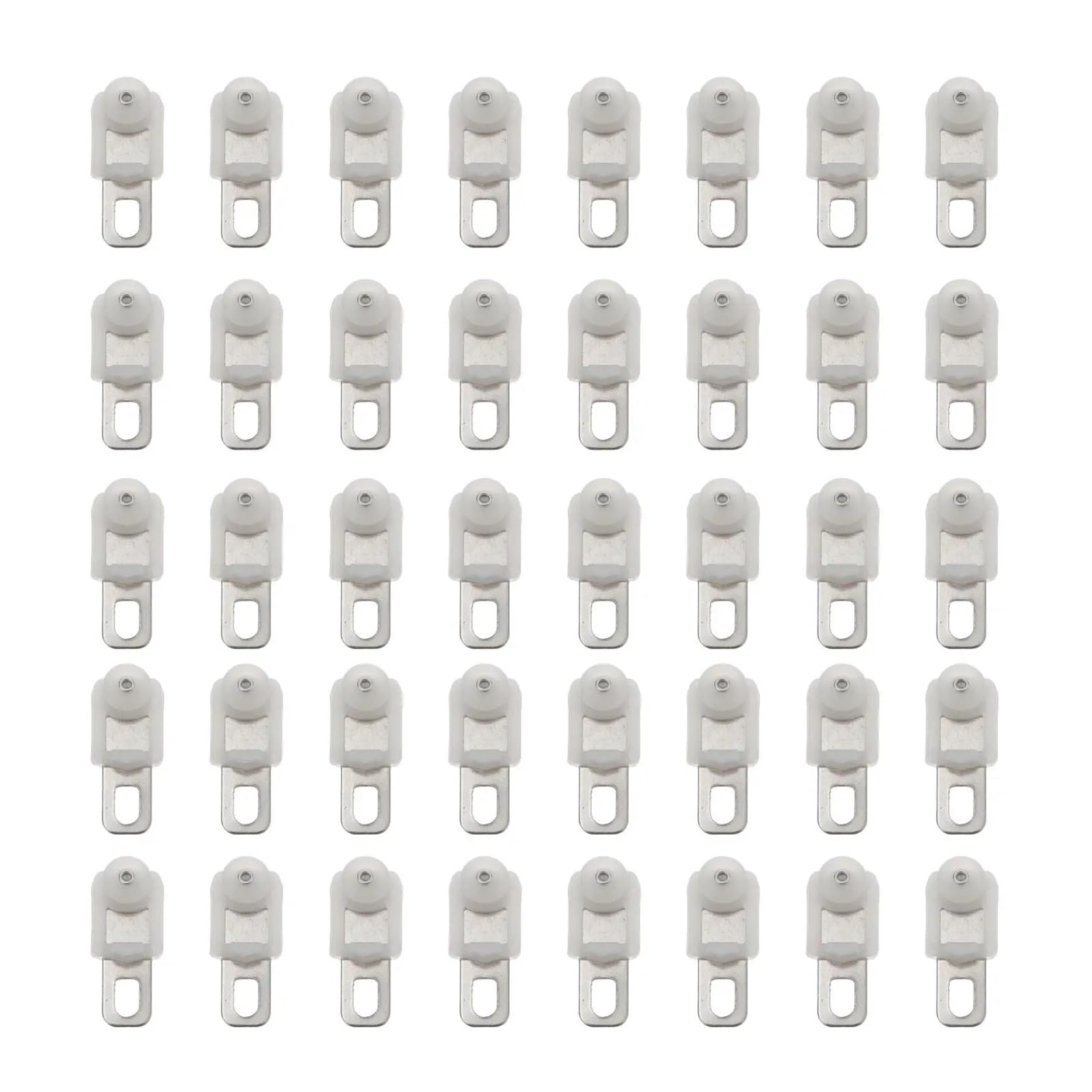 Curtain Rail Track Pulley, Curtain Rail Track Pulley 50 pcs Slider Roller Hook Rod Glider