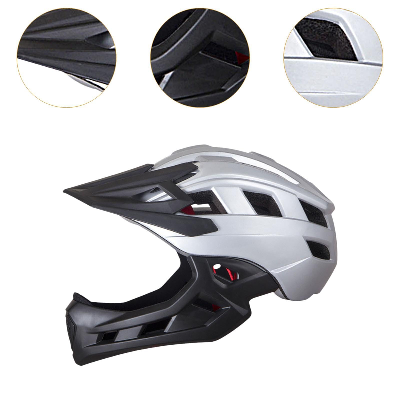 Milageto Casco para Niños Casco de Bicicleta Casco de Ciclismo Transpirable Casco Desmontable Seguro Adecuado para Skate Patinaje Deportes Al Aire Lib
