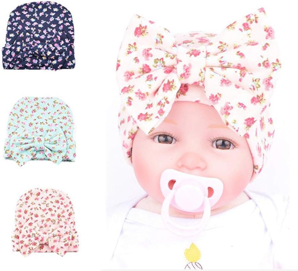 Ademoo Newborn Girl Nursery Beanie 