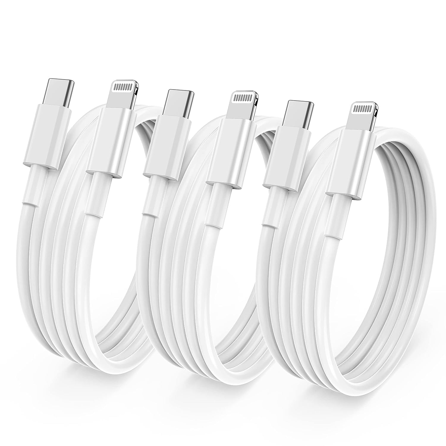 3Pack 3ft iPhone Fast Charger Cable,USB C to Lightning Cable, Type C Port Support Quick Apple Charging Cord for iPhone 14 Pro/14/13 Pro/12 Pro Max/12 Mini/11 Pro/XS/XR/iPad