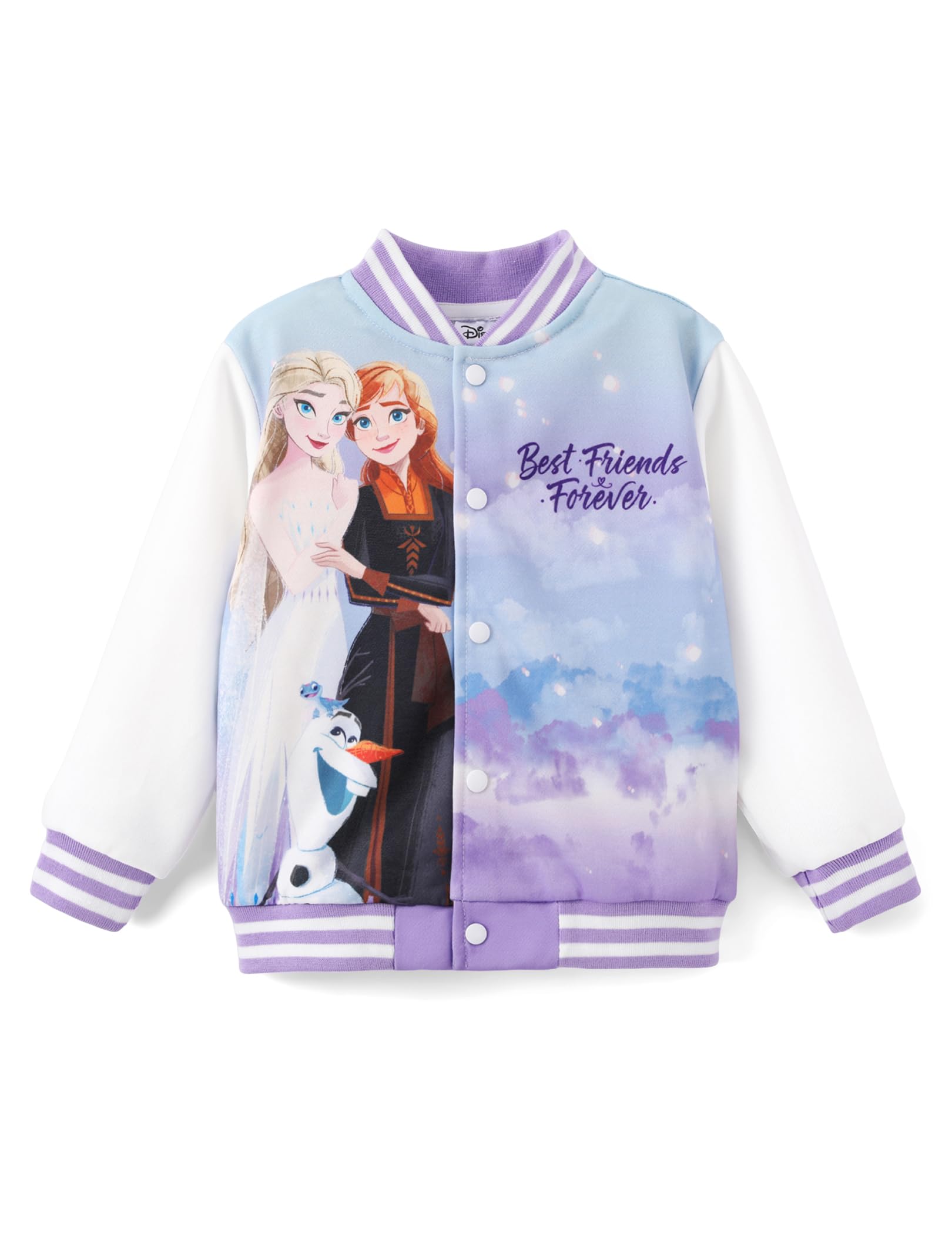 Disney Girl &amp; Boy Varsity Bomber Jacket Fall Sweatshirt Toddler to Big Kid