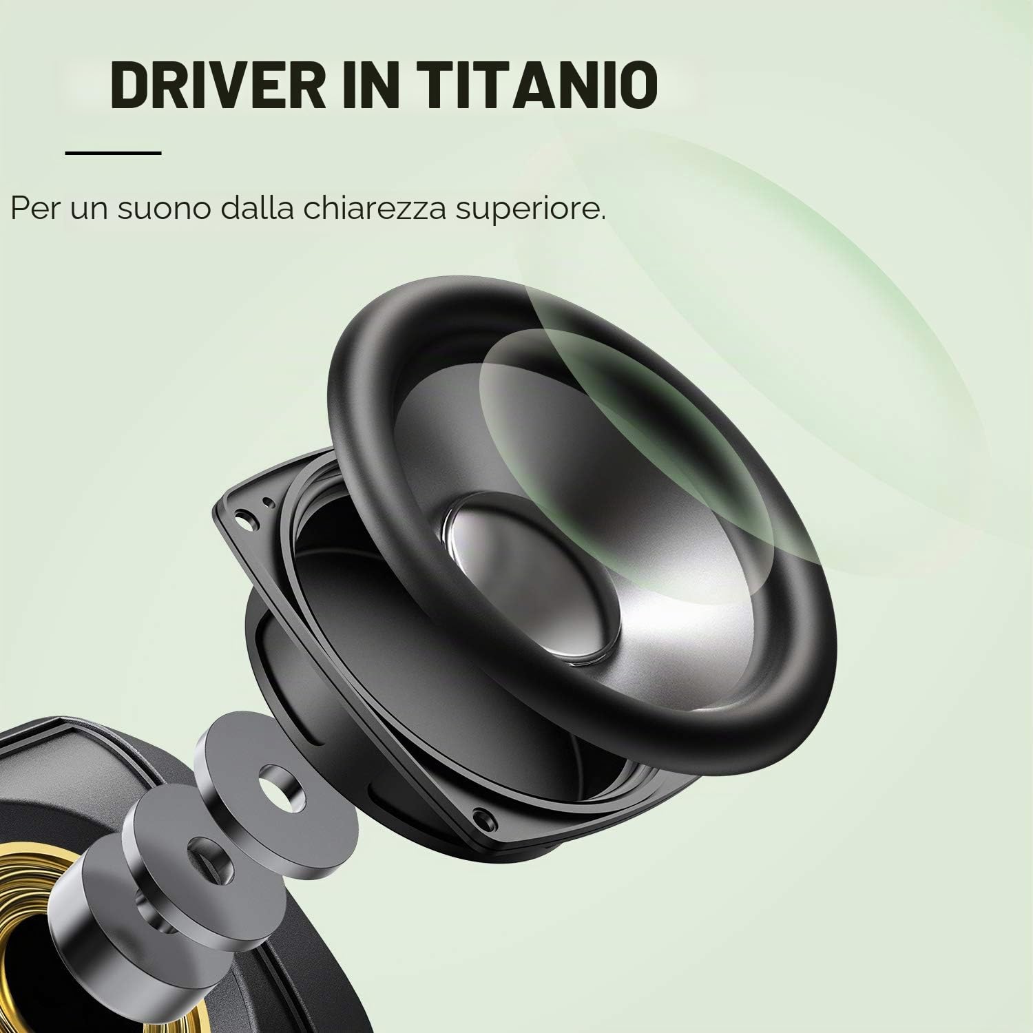 Soundcore Motion Boom Cassa Bluetooth Portatile, con driver audio in titanio, tecnologia BassUp, IPX7, 24h, ideale per esterni, giardino, spiaggia