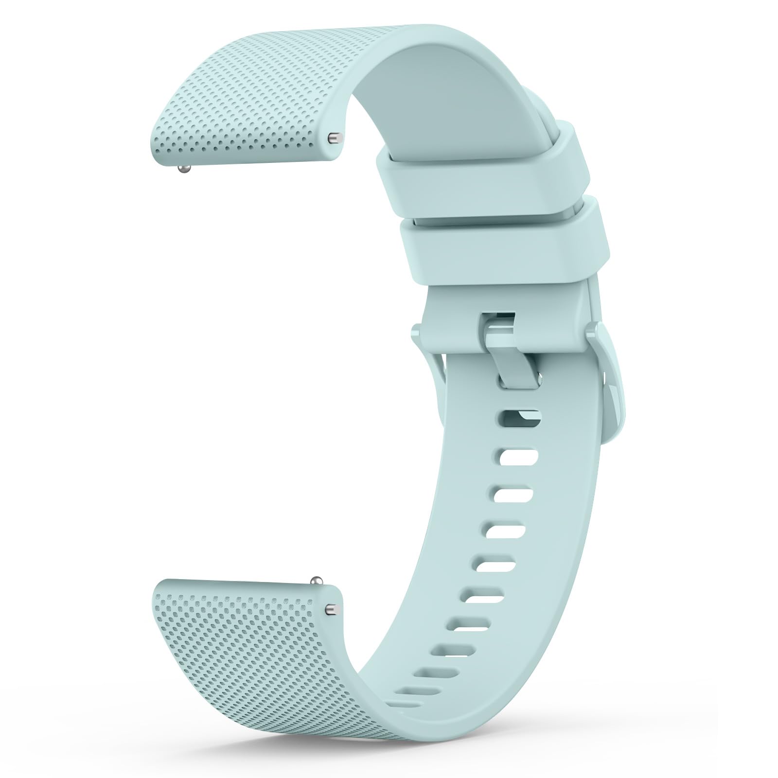 YLK Strap Compatible for Amazfit Active/Amazfit GTR Mini/GTS 2 Mini/4 Mini/Amazfit GTS/GTS 4/GTS 3/GTS 2 Women Men, (Light Blue, 20 mm)