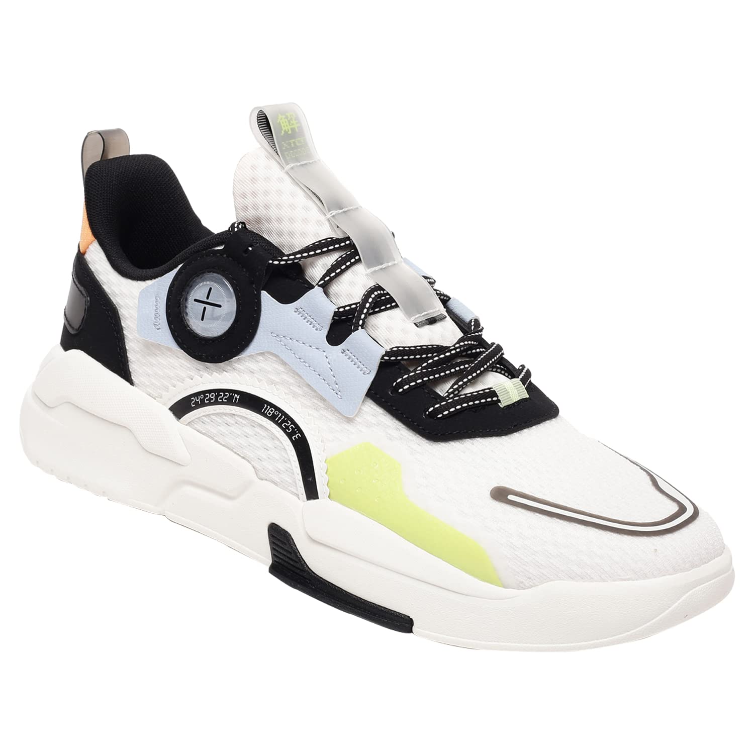XTEP Mens White Black SoftPad Cool Lightweight Skateboarding Shoes (6 UK) (B0B6T781BL) Amazon Price History, Amazon Price Tracker
