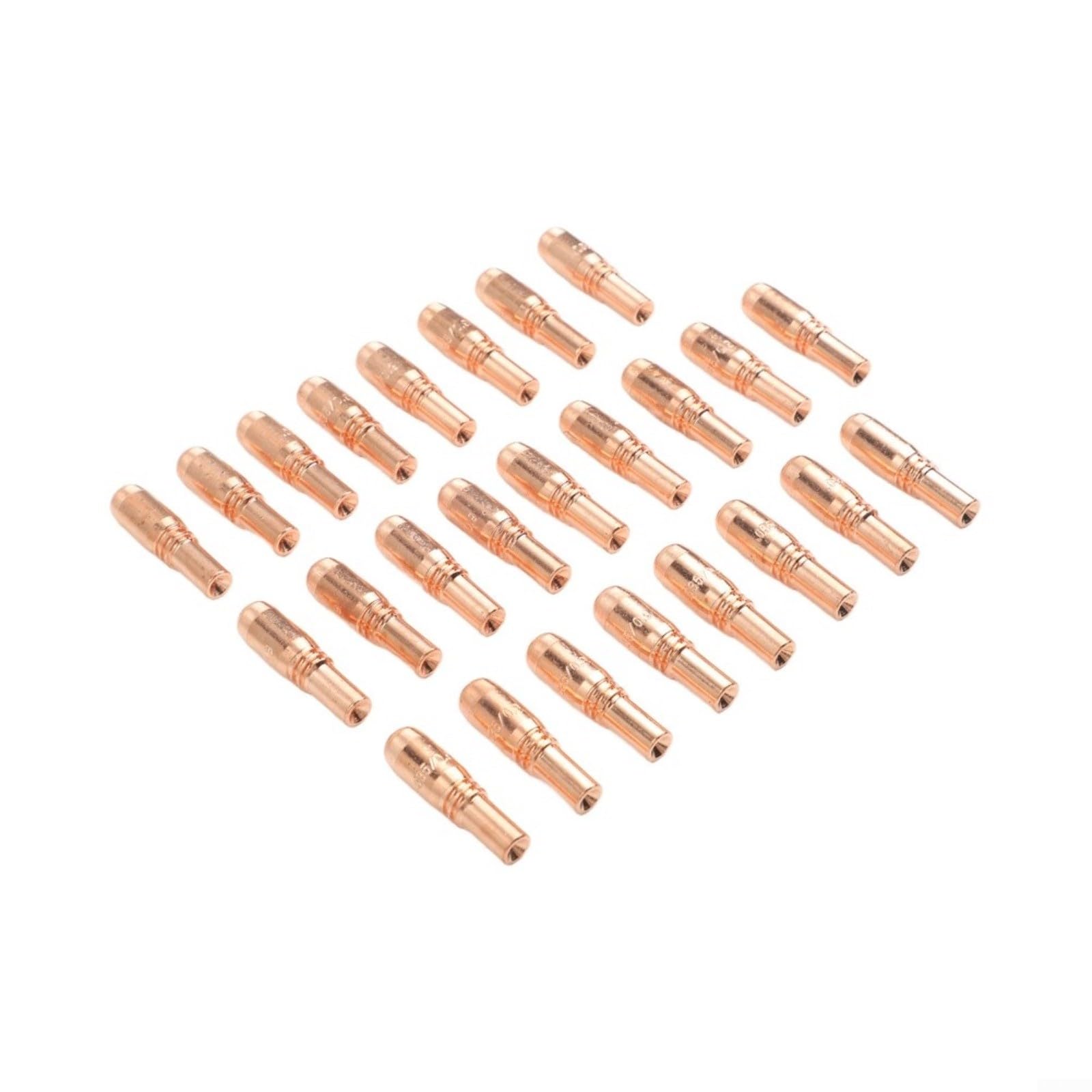 25 pezzi 0,9 mm punta di contatto per T-A035CH per Bernard Acculock-S per bruciatore Miller MDX-250 MIG ugello gas rame