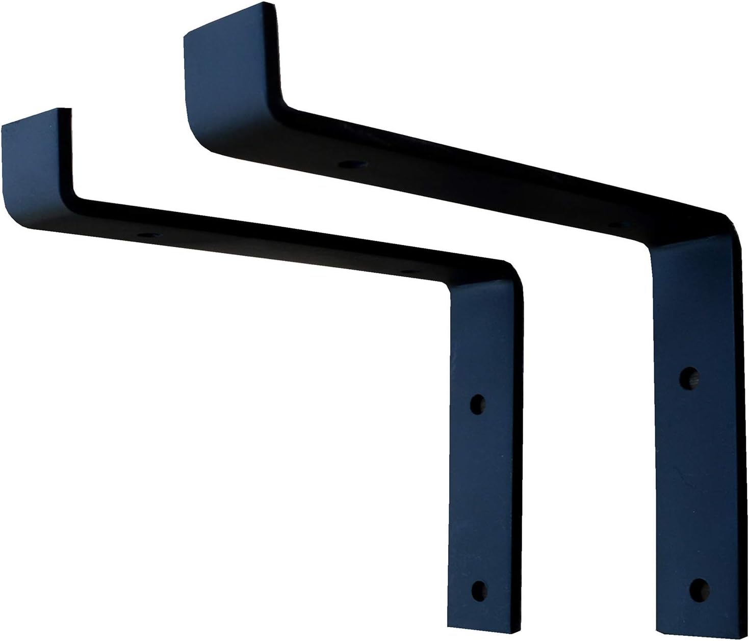 Heavy Duty Shelf Brackets 2 Pack Black Floating Shlef