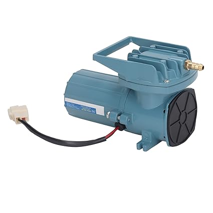 Ubersweet Laser Air Assist Pump, Aluminum Alloy Durable DC12V Low Vibration Laser Cutting Auxiliary Pump for Industry (MPQ-902)