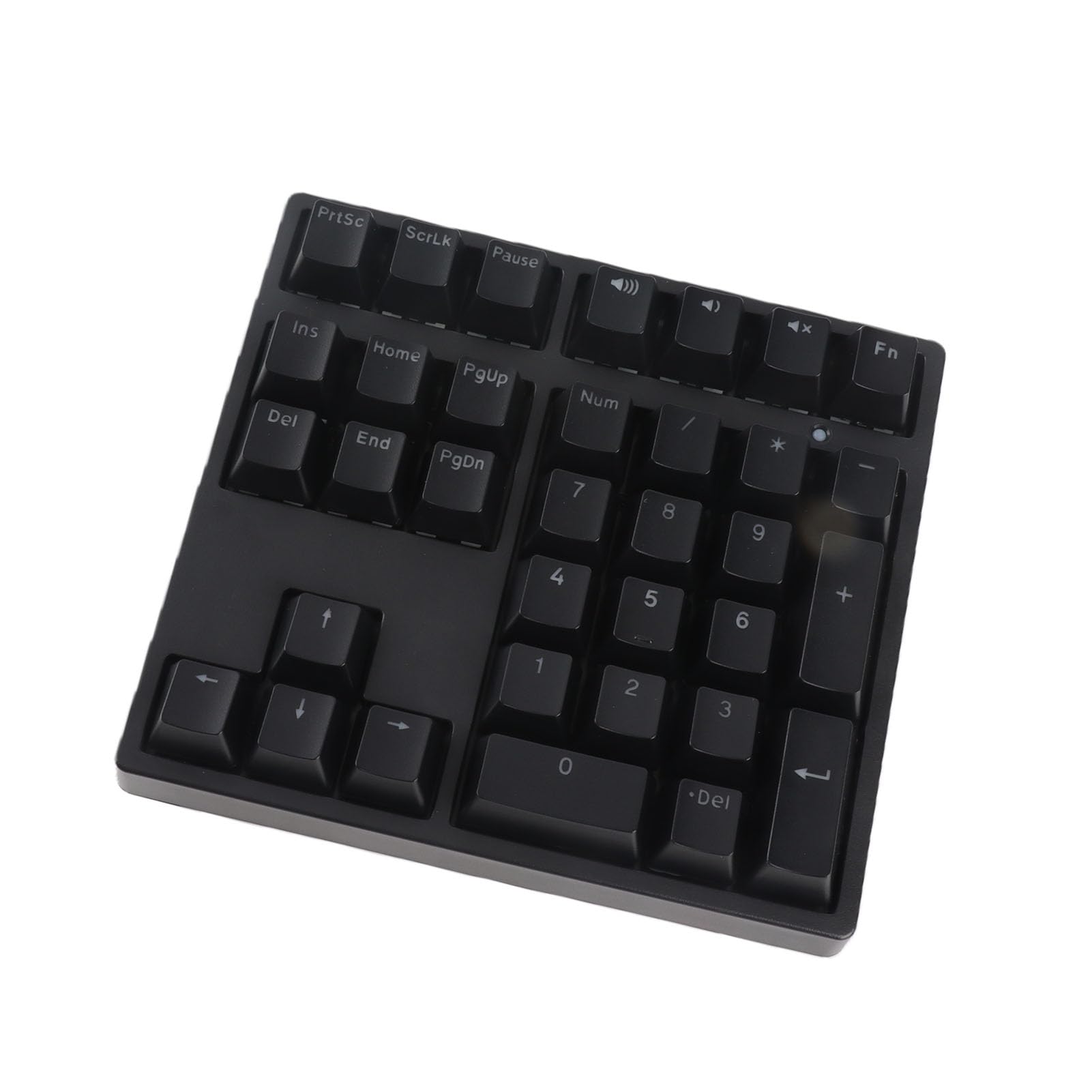 Yunseity Pavé Numérique Mécanique, Clavier Numérique Filaire USB C à 34 Touches avec Rétroéclairage RVB et Interrupteur Bleu, pour Ordinateur Portable et de Bureau (Black)