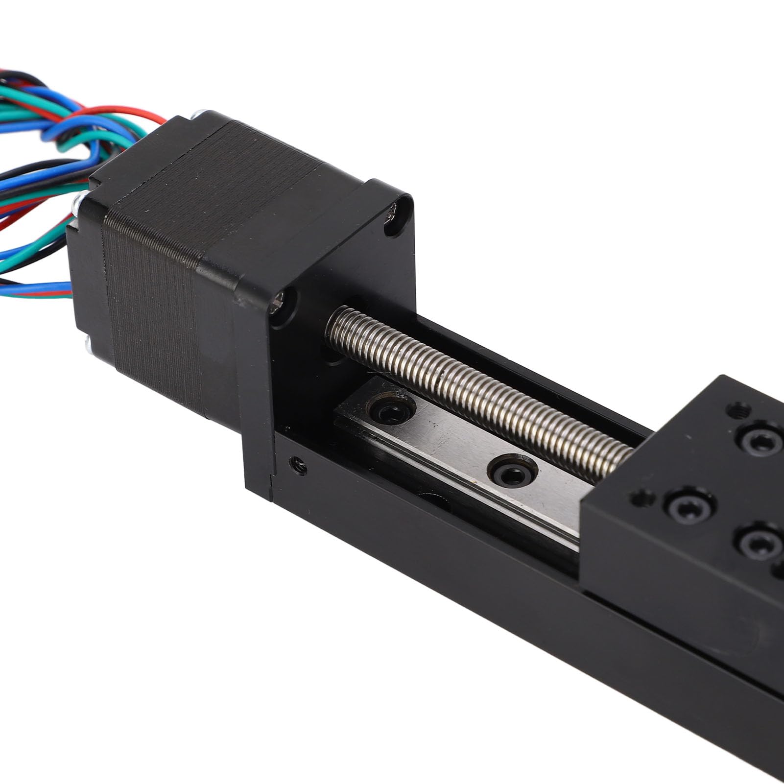 Asixxsix Mini-Linearschienenführungs-Schlittenantrieb, Linearschlitten-Bühnenantrieb mit NEMA 11-Schrittmotor, 100 Mm Verfahrlänge für -CNC-Fräsmaschinen mit X-, Y- und Z-Achse