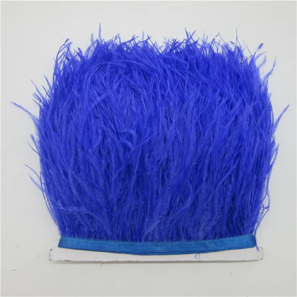 Piume Di Struzzo Viola Per Cucito E Decorazioni Fai Da Te - Nastro Da 1,5 Metri Con Piume Morbide E Folte, Ideale Per Cappelli, Vestiti, Maschere E Costumi Carnevale O Halloween