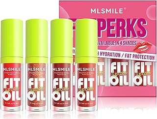 Juego de 4 aceites de brillo de labios, brill...