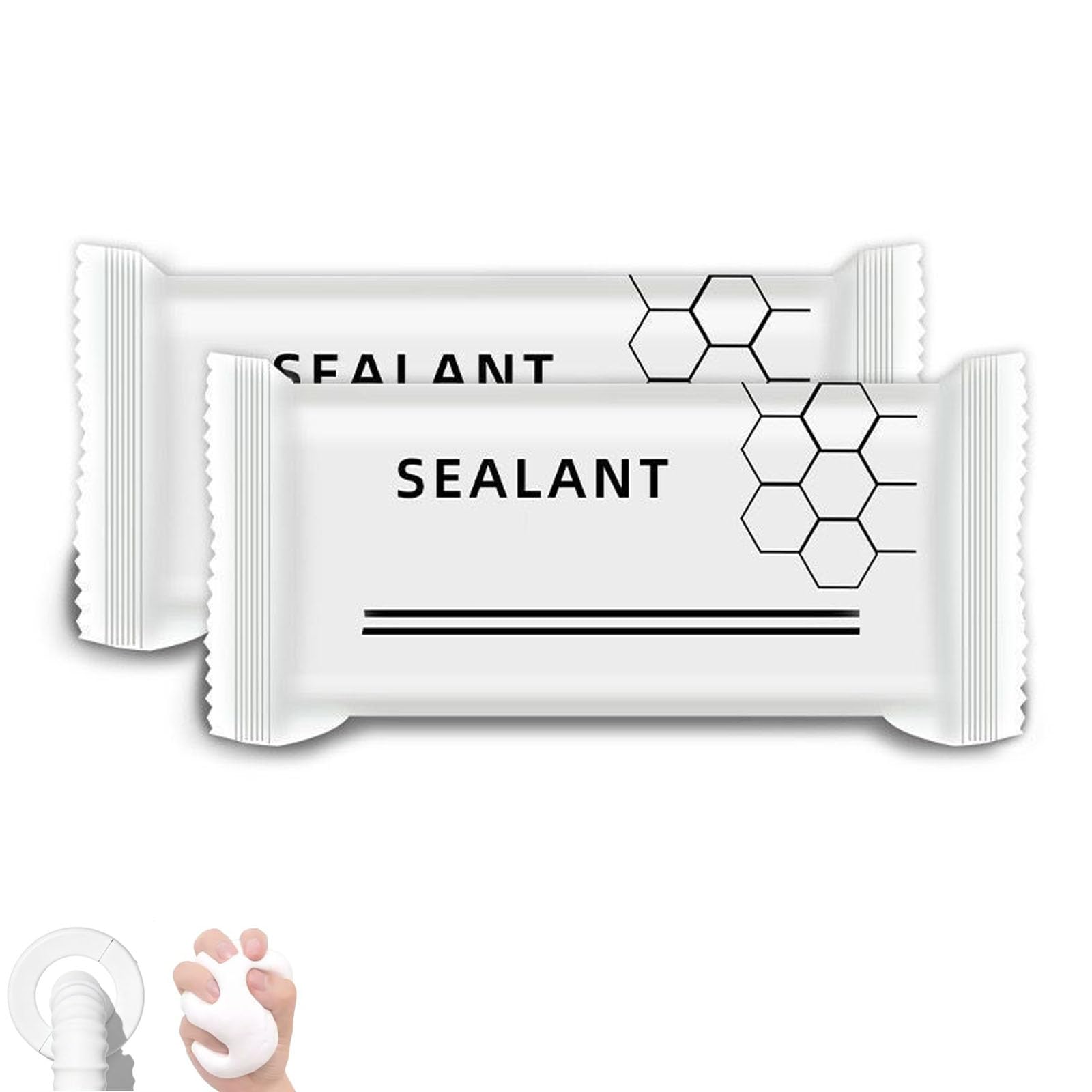 Universal Sealant Clay Waterproof, Malleable Sealant Putty Stick (2pcs)