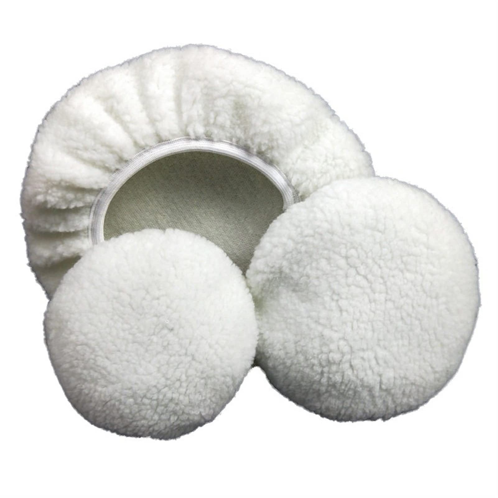 Nuovo 5 Pezzi 5 6 Pollici Morbido Lana lucidatura Buffer Sleeve Pad Kit per Accessori per Strumenti di Pulizia della lucidatrice per Auto