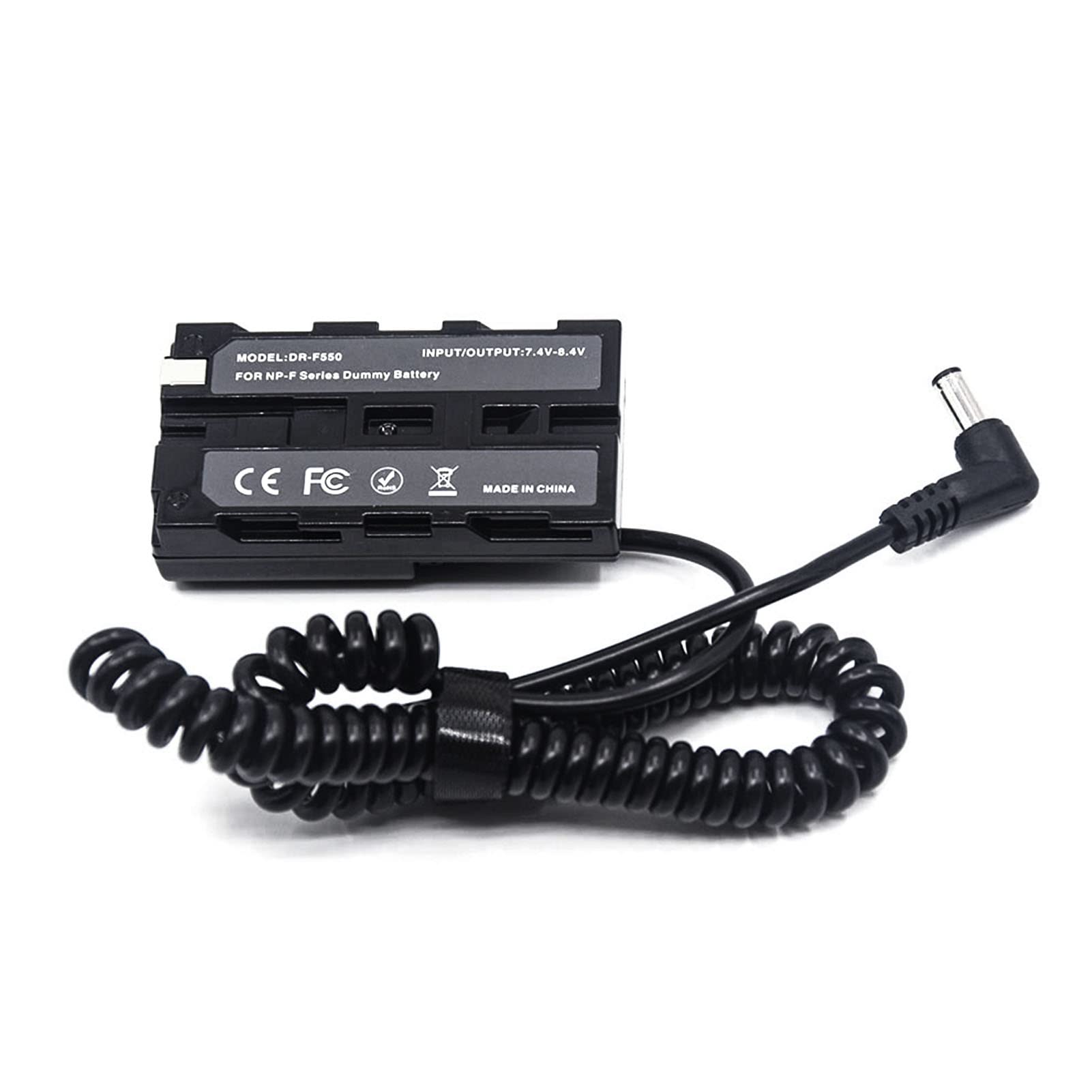 NP-F Dummy Akumulator Kabel Sprężynowy F550 F750 F770 F960 F970 Sprzęgło Pasuje DK-415 Do Sony PXW-Z150 NEX-FS100 AC-VL1 HXR-NX5 HXR-NX100