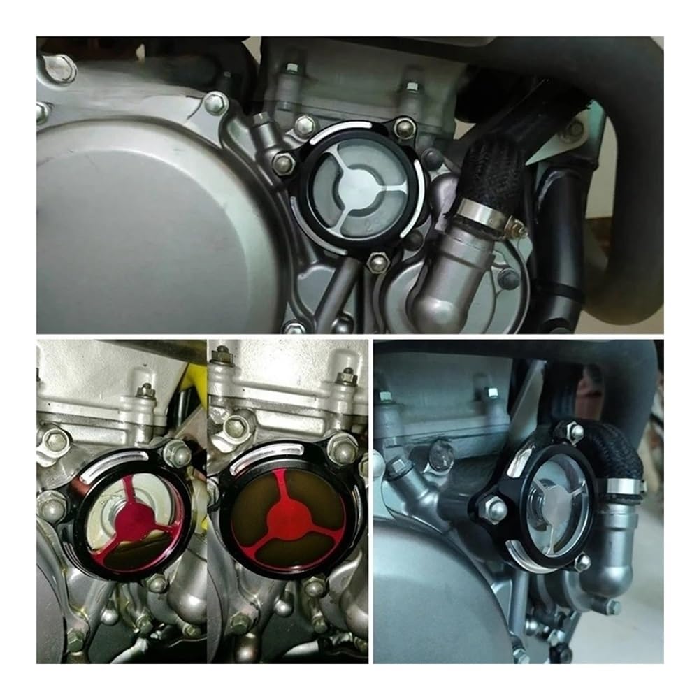 Cubierta Motor Motocicletas para DRZ400 LTZ400 LTR450 Filtro De Aceite De Motor Cárter De Arranque Tapa De Palanca De Cambios Idle para SU&ZUKI DR-Z LT-Z LT-R 400 450 S/E/SM