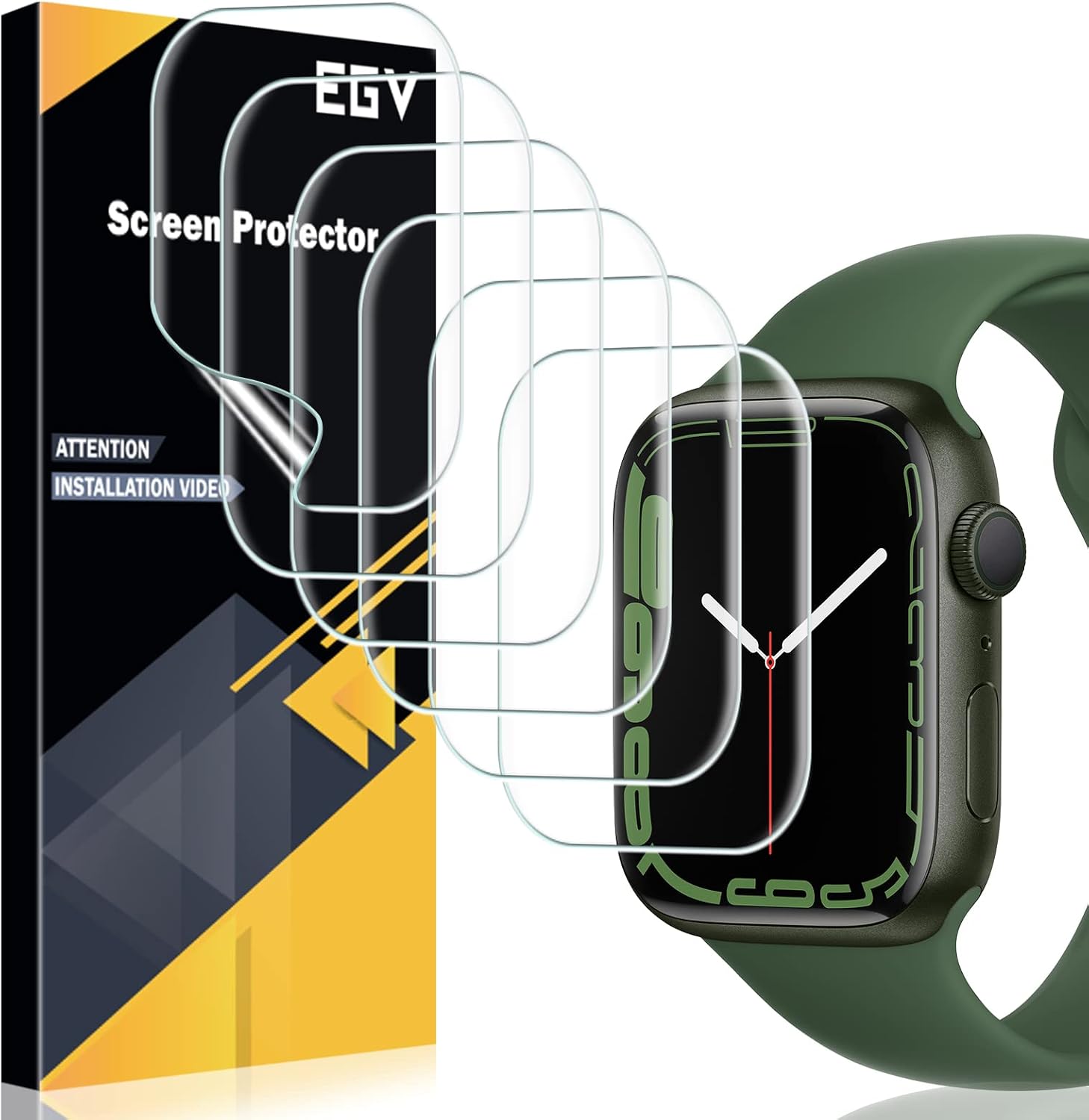 EGV 2 Pack Samsung Galaxy S23 Ultra Screen Protector [9H Polymer Nanomaterials] [Not Glass], 2 Pack Lens Protector, Fingerprint Compatible, Easier Installation with UV Lamp, Shockproof Drop Protection，clear