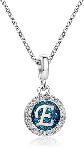 Miniatura 2 de TGLS Spakling - Abalorio colgante con letra inicial de letra de la A a la Z, con nombre mayúscula para abalorios, pulseras, collares, regalos de