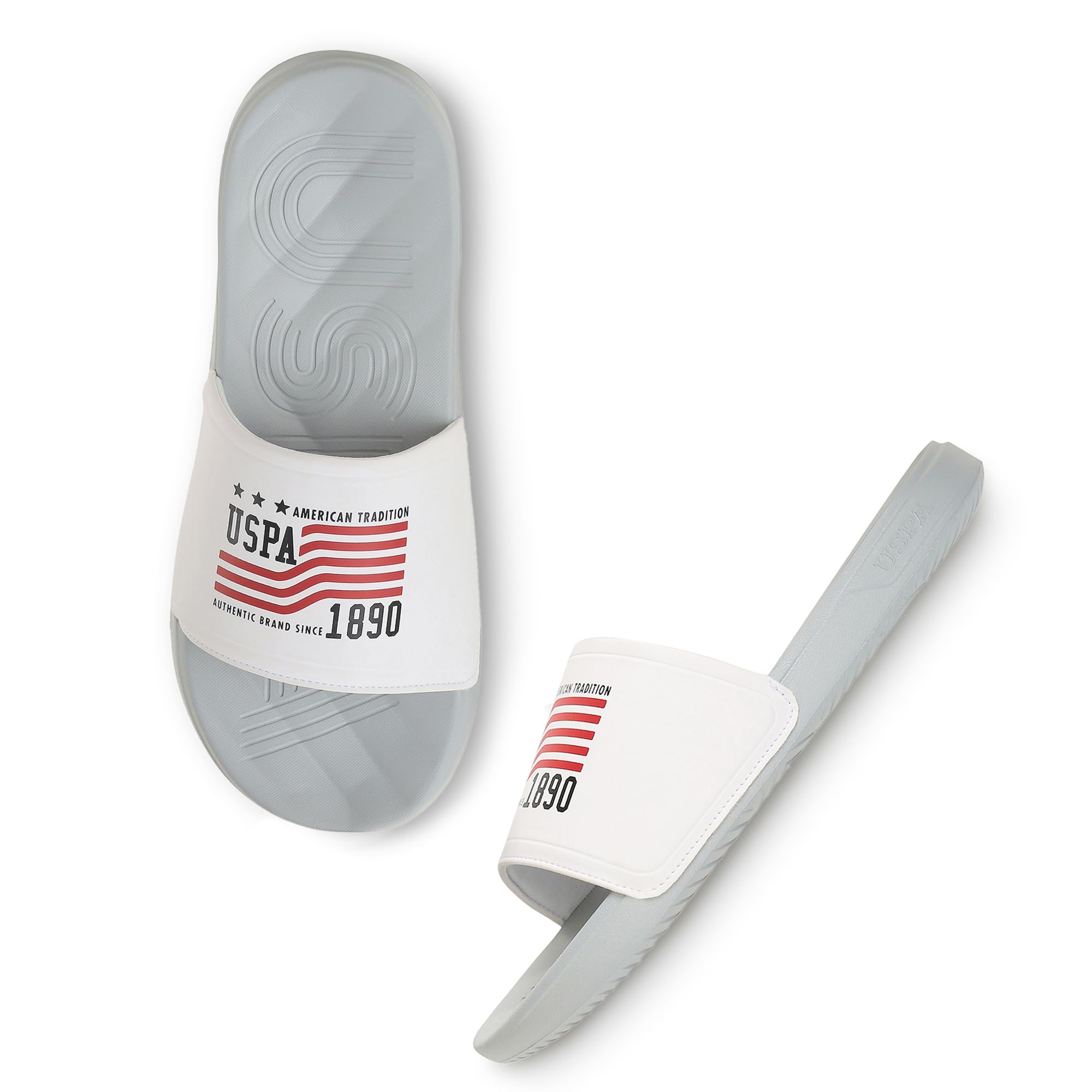 u.s. polo assn. USPA | AXER|Stylish Sliders Flip Flops Men-picture-34