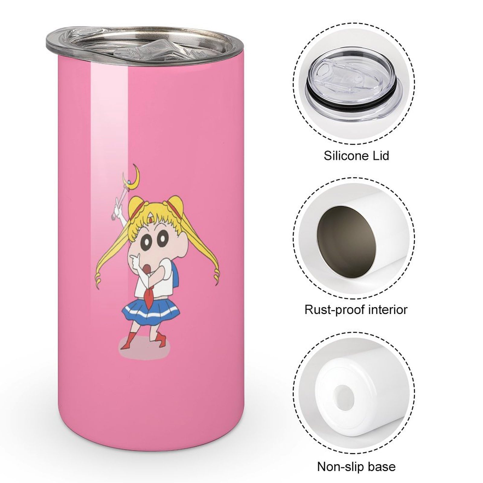 Amazon | セーラームーン 水筒 サーモス ステンレスボトル ボトル
