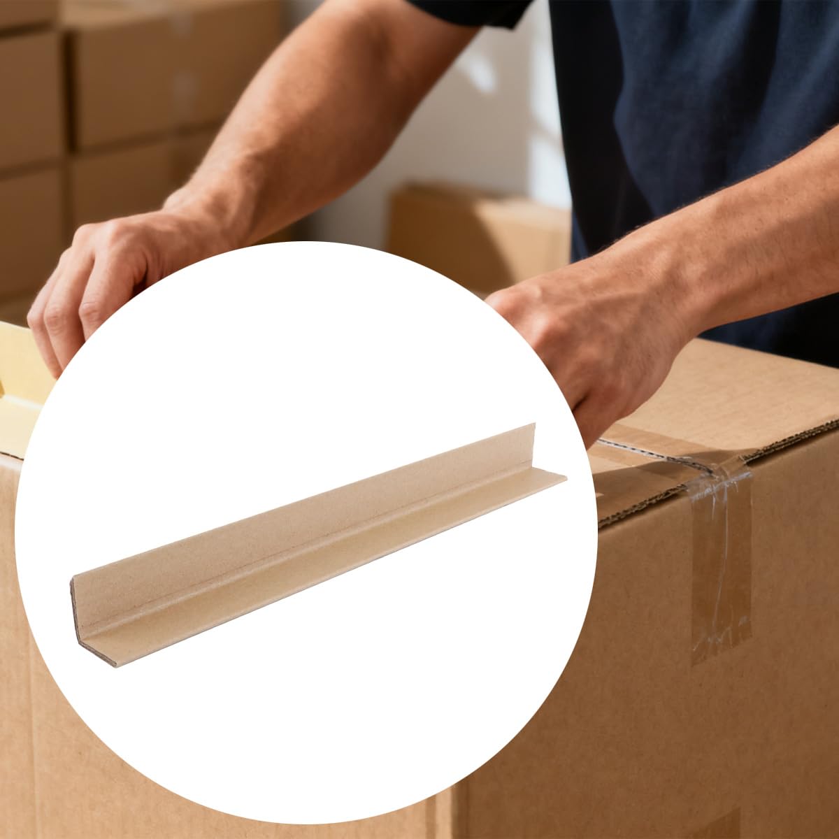 Lot de 20 protections d'angle réglables en carton pour emballages, œuvres d'art, cadres, livres, épaisseur 3 mm, 300 x 30 mm