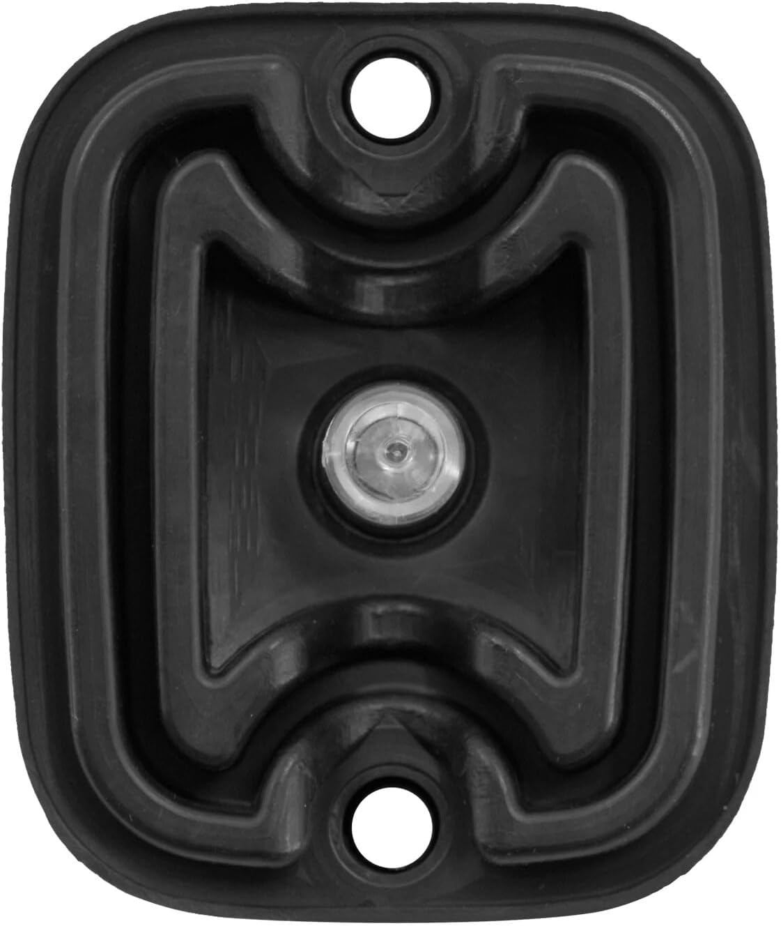 Front Brake Master Cylinder Fluid Reservoir Cover Cap Compatible With Harley Touring Electra Glide Street Glide Road Glide Road King 05-07 Dyna 06-17 Softail 06-14 Tri Glide 14-18 (Black)