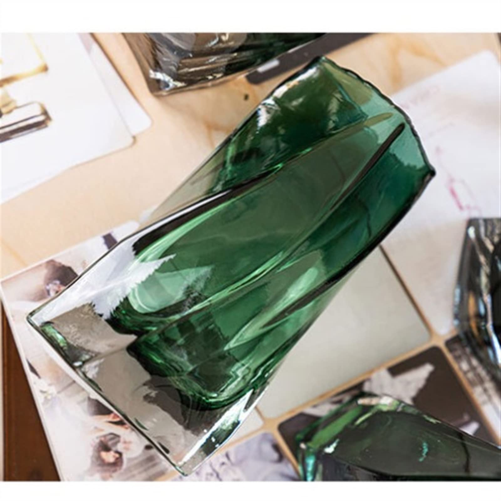 Jarrón De Flores Estilo Europeo Creativo Geométrico De Cristal para Sala De Estar, Arreglo Floral para Plantar Agua, Jarrón De Decoración De Mesa, Adornos, Jarrón, L