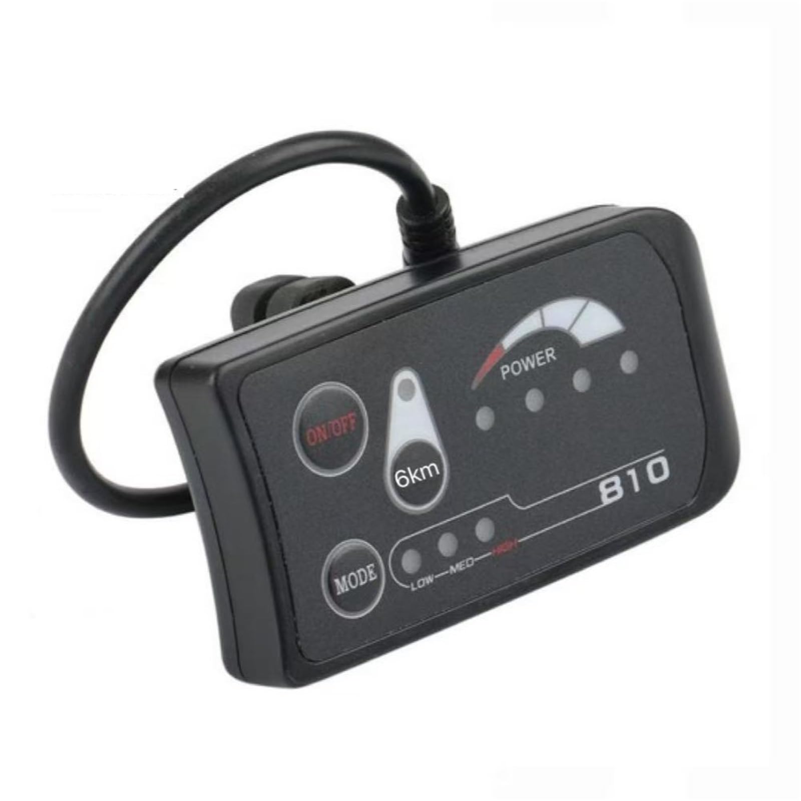 Pantalla para Ebike, Panel De Control con Medidor LED810 para Bicicleta Eléctrica
