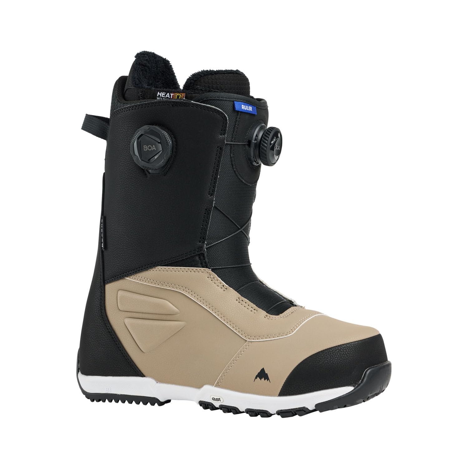 Burton - Boots De Snowboard Ruler Boa® Regular Black / Summit Taupe Homme - Homme - Beige
