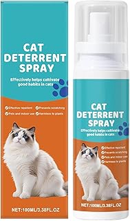 猫の爪とぎ防止 家具用スプレー - 100ml やさしいペット子猫トレーニング補助,家具の引っかき傷を防ぐ猫用スプレー | ソファ クッション 壁 コード 植物 靴 カーペット 室内 家庭 用