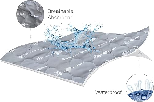 Miniatura 2 de Pack and Play - Juego de 2 sábanas ajustables, impermeables, compatibles con Graco & Baby Trend & Dream on Me & Pamo Babe, sábana de colchón
