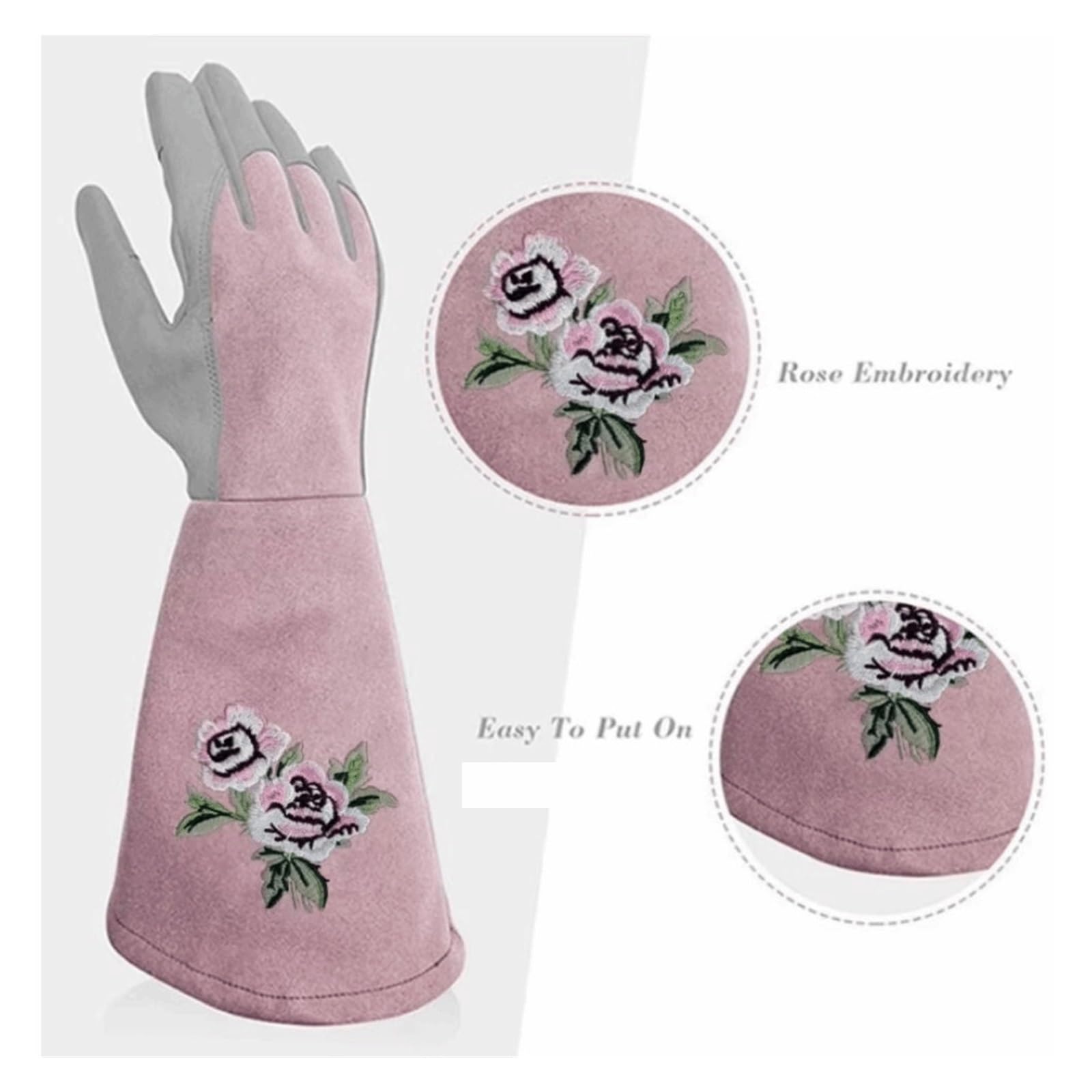 1 par de guantes jardinería transpirables Para La Jardinería De Exterior