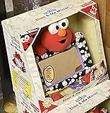 Asdf Sesame Street Fisher Price Black White Elmo & Ne Mirror Baby Crib Car Seat Toy