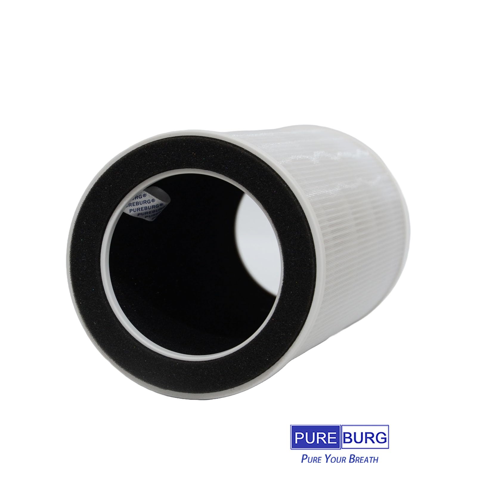 PUREBURG Filtro de repuesto compatible con alfda ALR100, FAMTOP FAM-D03 purificadores de aire, 2 unidades, H13 HEPA de 3 etapas, carbón activado, 2 en 1 Air Clean Dust VOCs