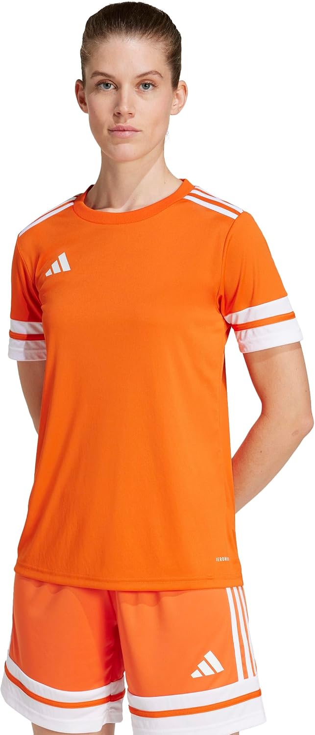 adidas Women's Squadra 25 Jersey L Team Orange/White