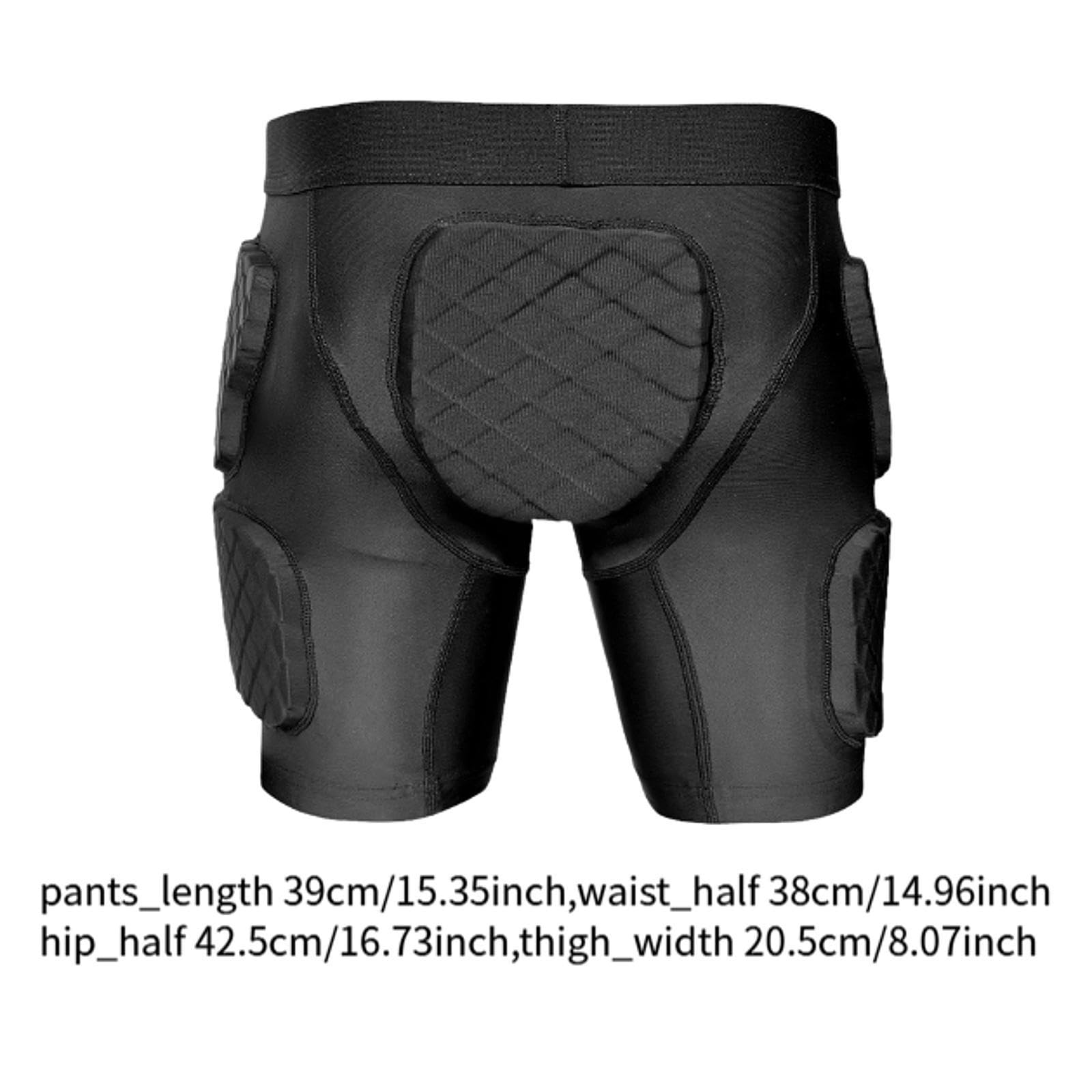 Pantaloncini da Portiere con Imbottitura sulle Cosce, Pantaloncini a Compressione, Pantaloni di Protezione per I Fianchi, Intimo Sportivo, Traspiranti
