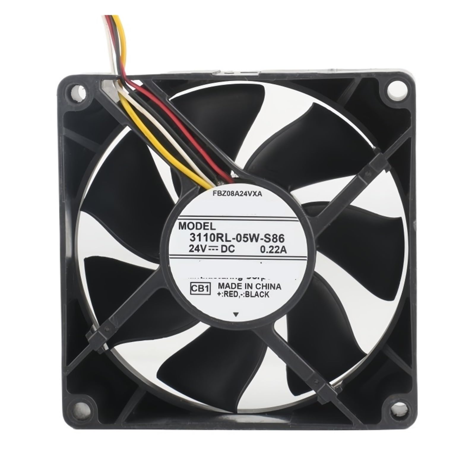 3110RL-05W-B49/B60/B89/B86 24V 0.13A8025 8CM Cooling Fan(3110RL-05W-S86)