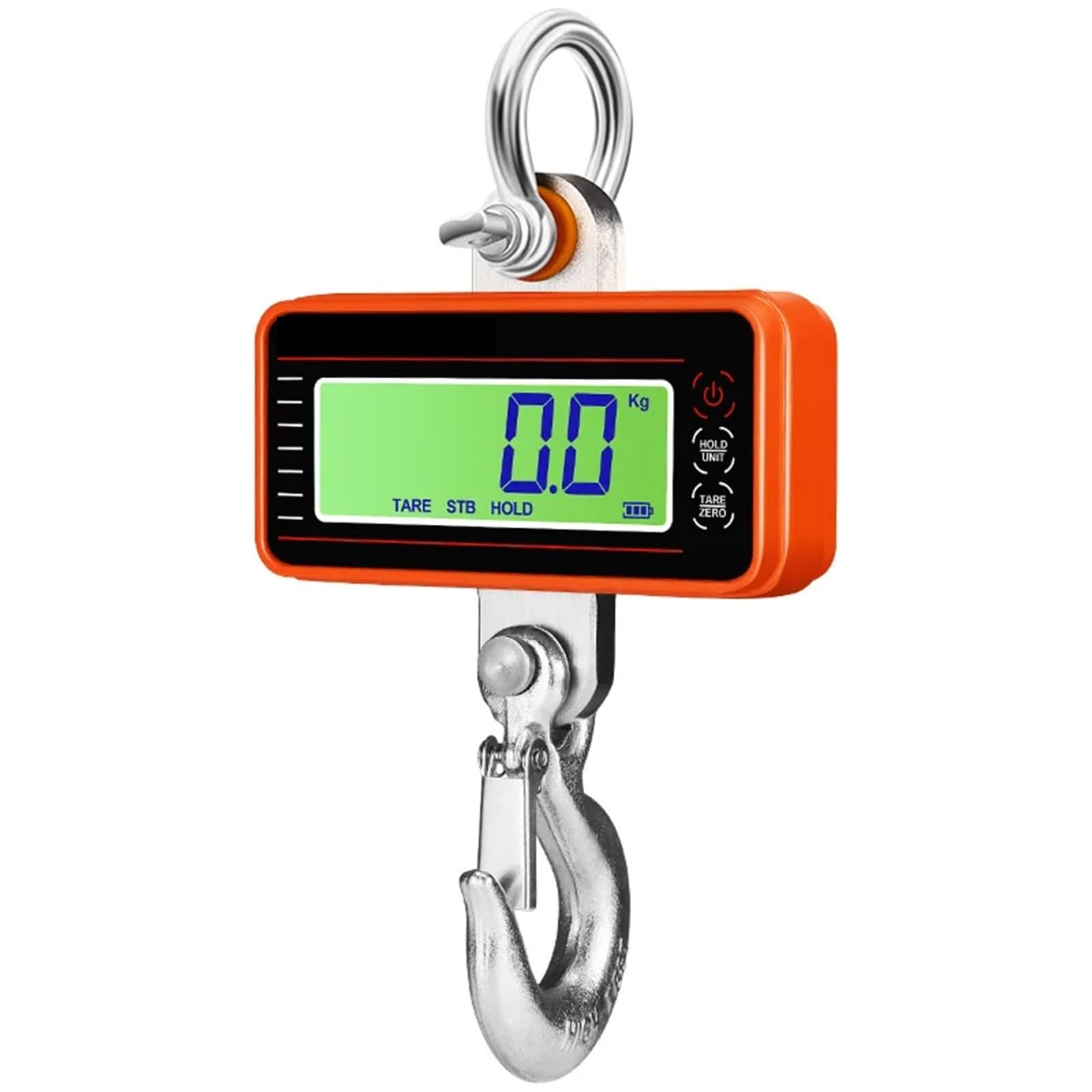 Digital Crane Scale, Digital Crane Scale 1000/1500kg Heavy Duty Scales Hanging Crane Scale(1000kg Orange)