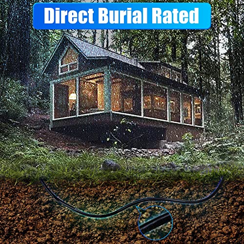 Image of Sadow 80 Meter Cat6 Outdoor Ethernet Cable Cat 6 Network Cable Heavy Duty Direct Burial In-Ground 24AWG UTP Waterproof UV Resistant RJ45 LAN Cable (80.00)