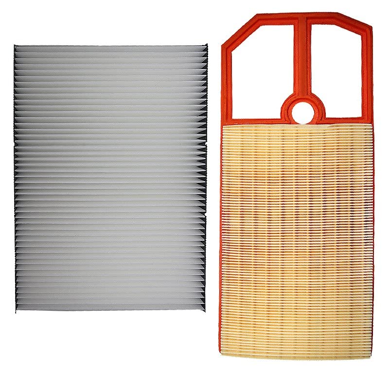 BESTPRICE Paquete de inspección juego de filtros con 1x filtro de aire,1x filtro de habitáculo,1x filtro de aceite,1x filtro de combustible,1x tapón de drenaje de aceite incl. junta,4x bujía