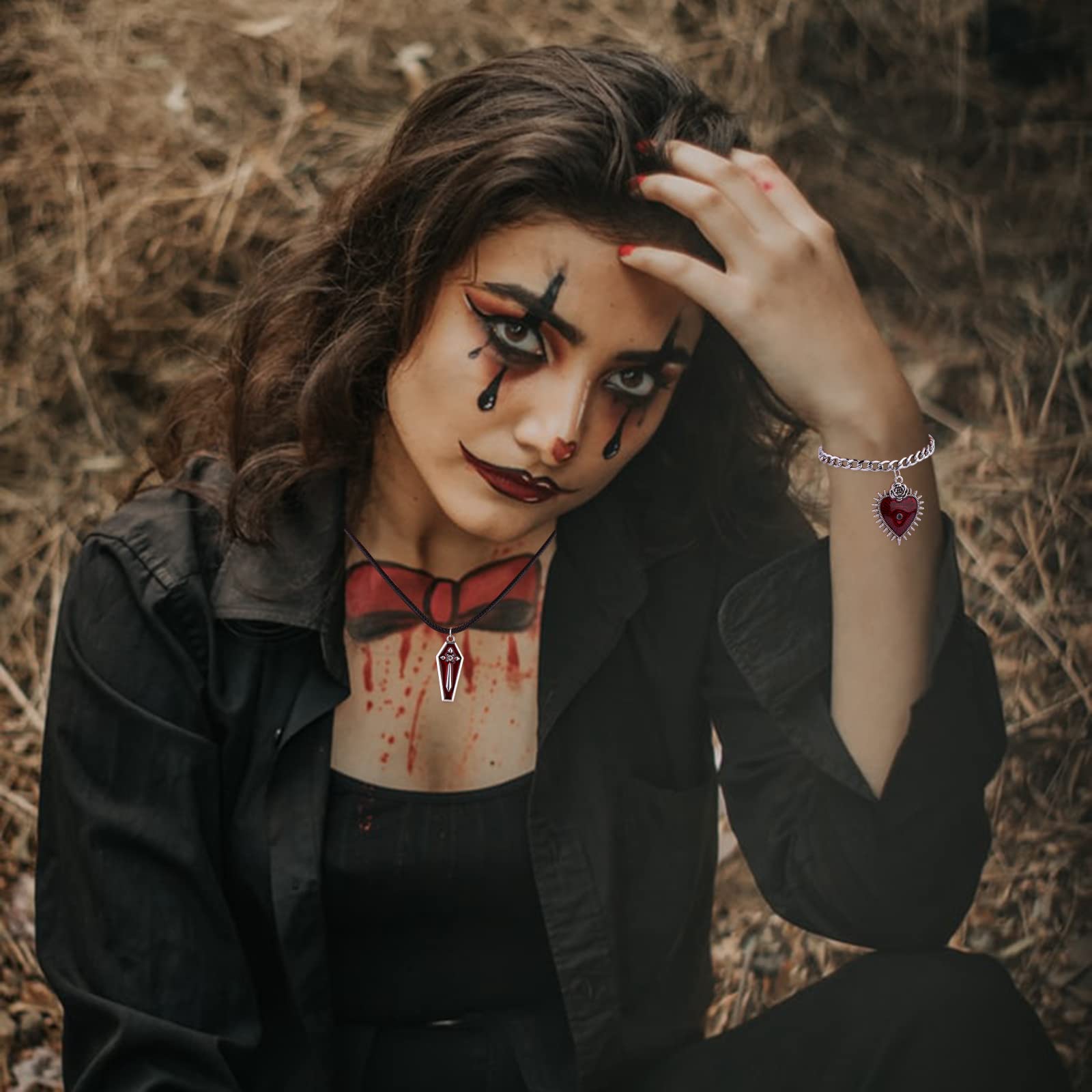 36 Dijes Góticos De Calavera Y Polilla - Aleación Plateada/Negra, Para Hacer Collares Y Pulseras De Halloween