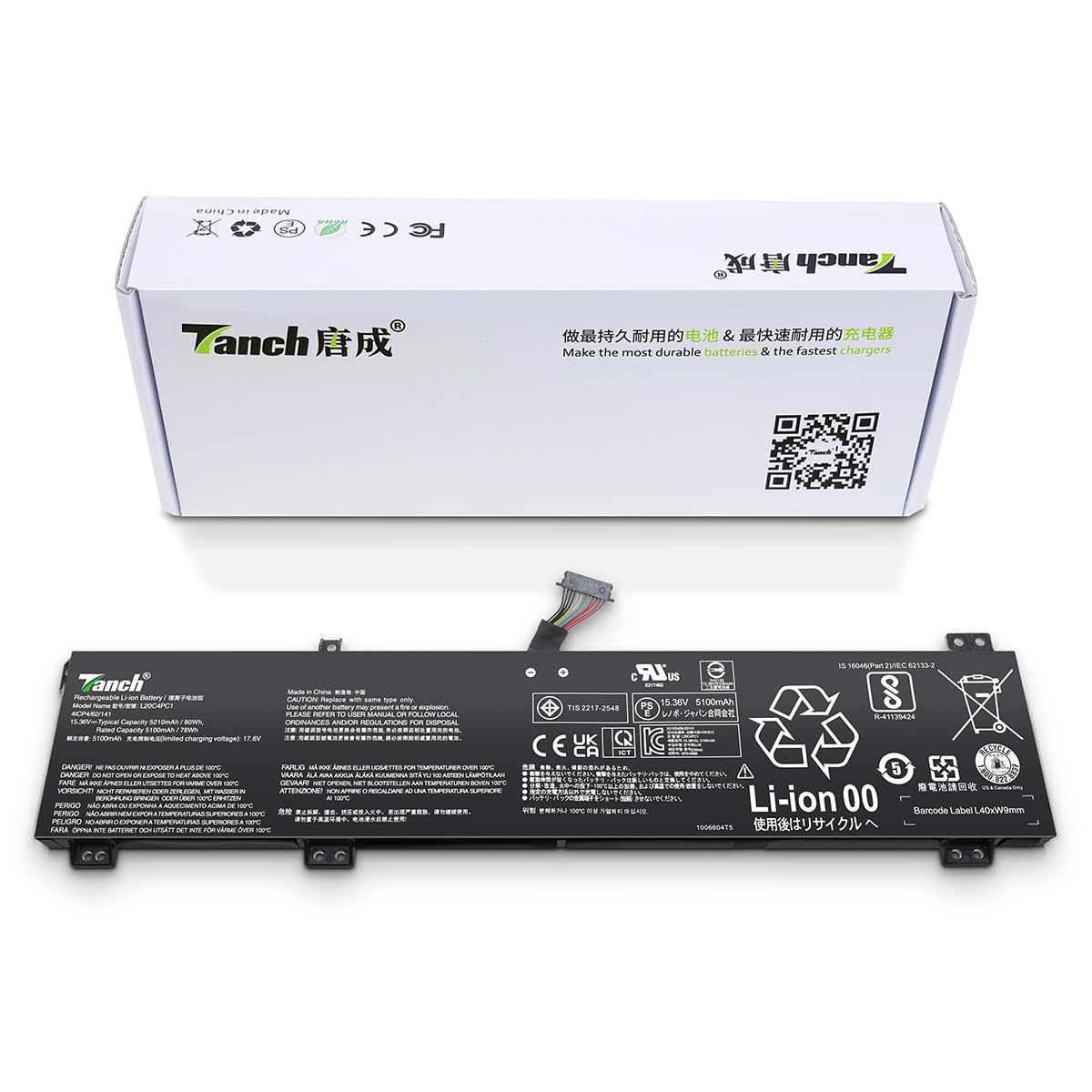 Batteria 80Wh Per Lenovo Legion 5 E 7 – Compatibile L20C4PC1, Ricambio Per Gaming Notebook - 2