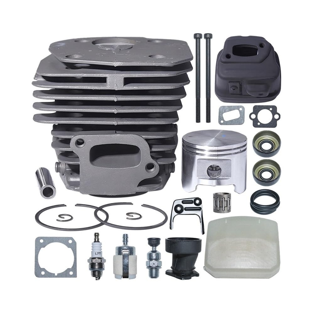 Kit de Filtro de Aire de pistón de Cilindro de 45 mm Compatible con Motosierra de Gasolina Profesional 353, 346XP y 350. Piezas de jardín