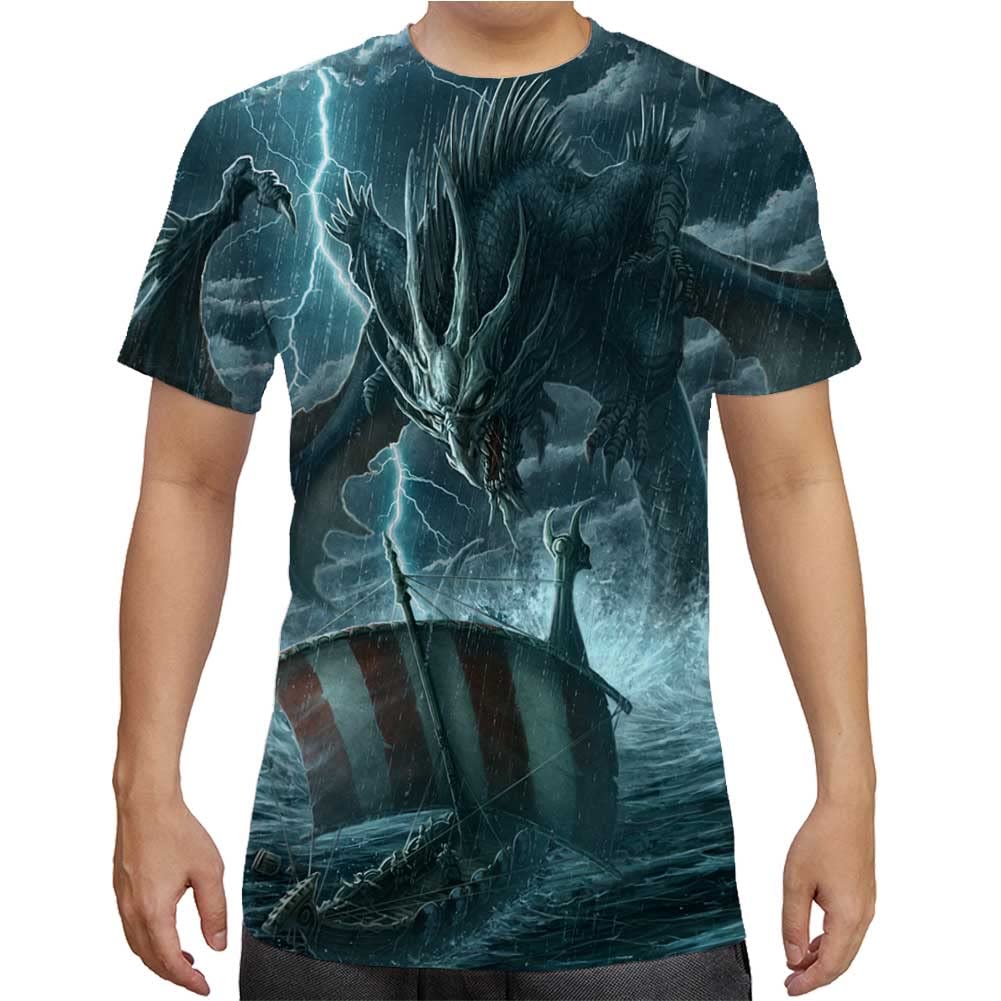 CndiyikeMen T-Shirt 3D Print T-Shirt Men Graphic Tee Men S-3XL