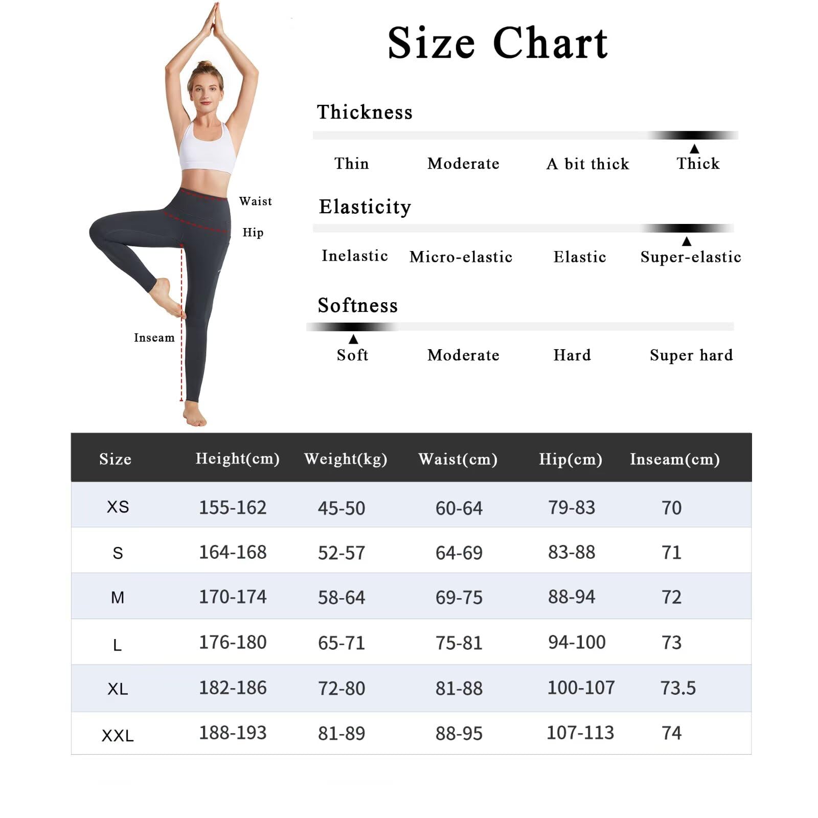 BAYGE Leggings Sportivi Termici da Donna Vita Alta Foderati in Pile Impermeabili e Opachi Controllo della Pancia Slim Fit Pantaloni da Yoga Pantaloni Sportivi Pantaloni in Felpa con Tasche