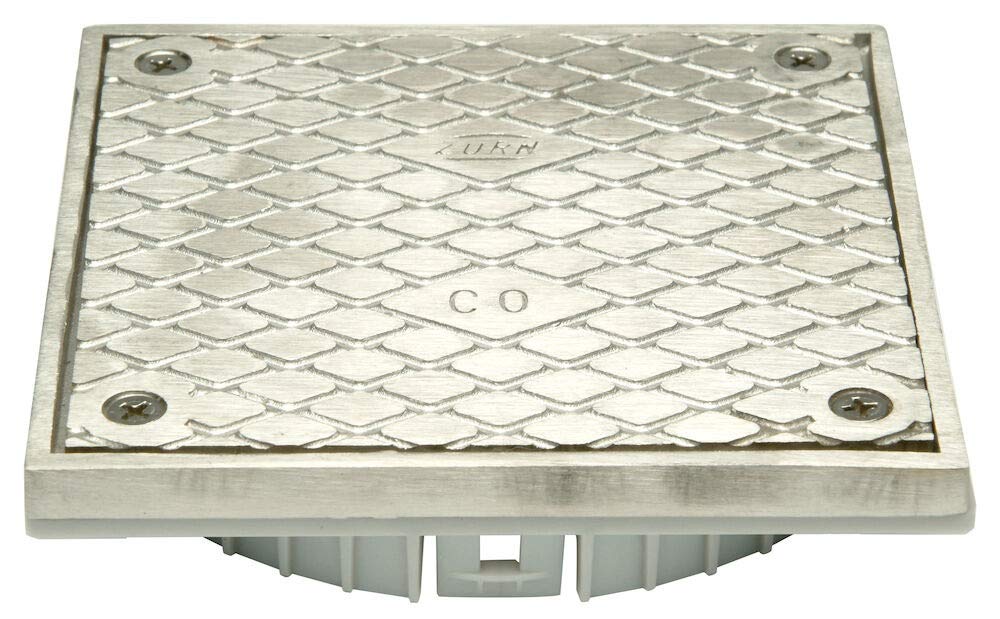 Zurn LCCS06SS Square 6" x 6" Stainless Steel Cleanout Head Assembly