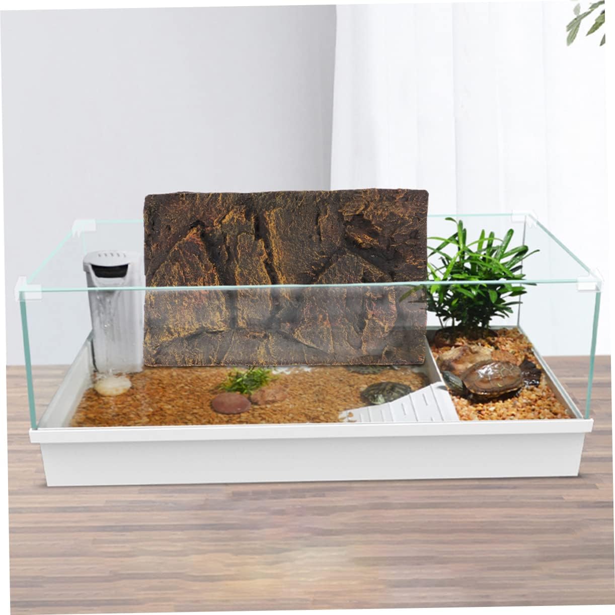 2pcs Custom Reptile Background Snake Tank Background Pu Aquarium Boards