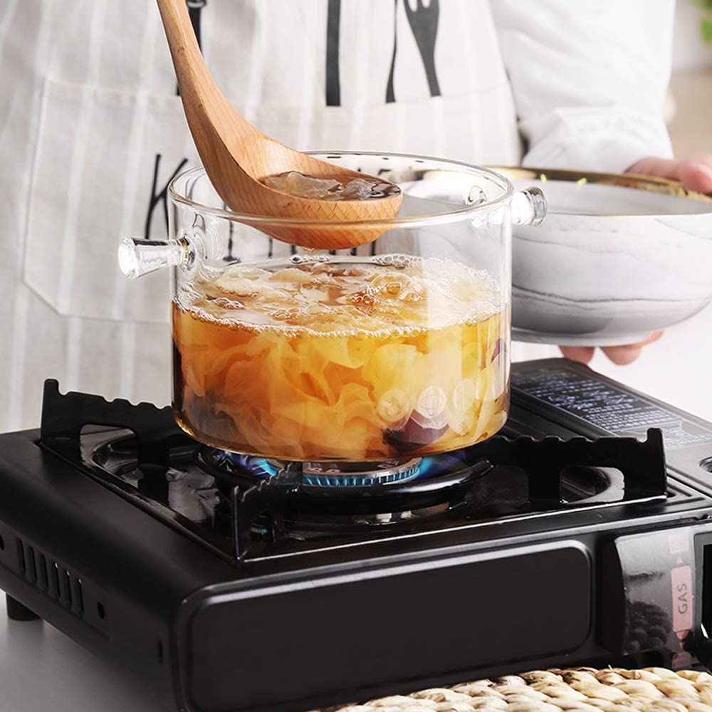 超耐熱ガラス製鍋セット Lily 楽天市場】耐熱ガラス 直火 鍋（素材（キッチン用品）ガラス）（鍋