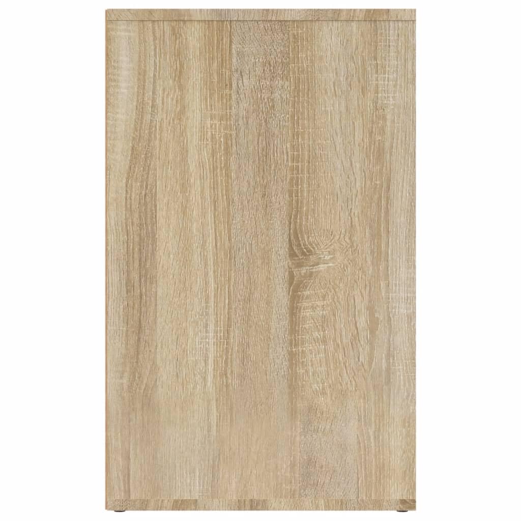 Armoire D'Angle Contemporaine Chêne Sonoma - 80.5x80.5x198.5cm, 2 Portes, Rangement Chambre