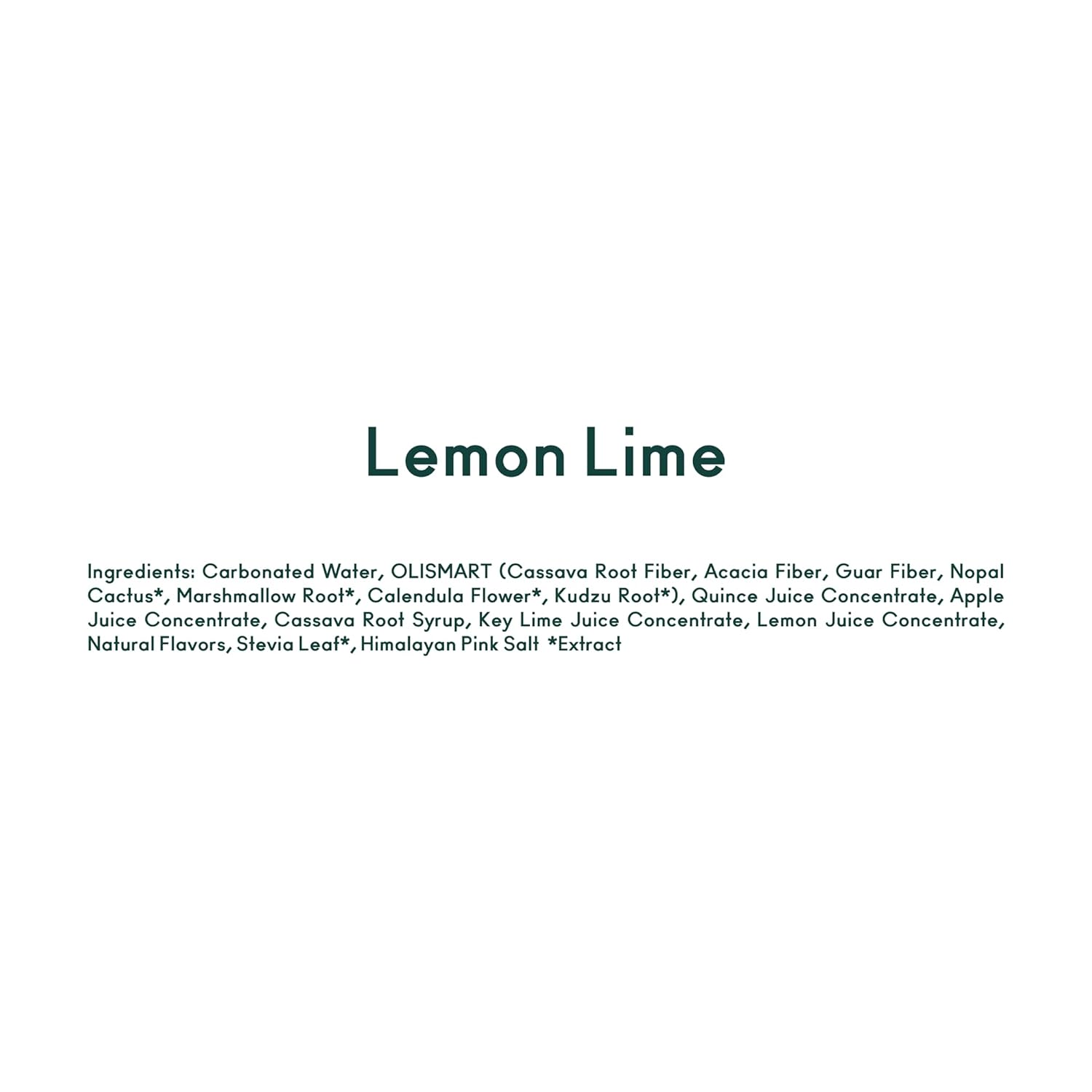 OLIPOP Prebiotic Soda Pop, Lemon Lime, Pantry Pack Packed with Prebiotics, Fiber, and Botanicals, Gluten Free, GMO Free, 12oz Skinny (12-Cans)