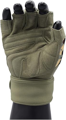 Miniatura 4 de MRX - Guantes de levantamiento de pesas para hombres, guantes de entrenamiento para hombre, guantes de levantamiento de muñeca, guantes de gimnasio